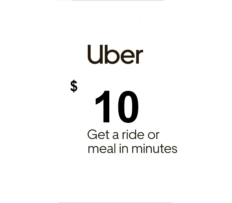 Uber USD 10 هدية بطاقة امريكي