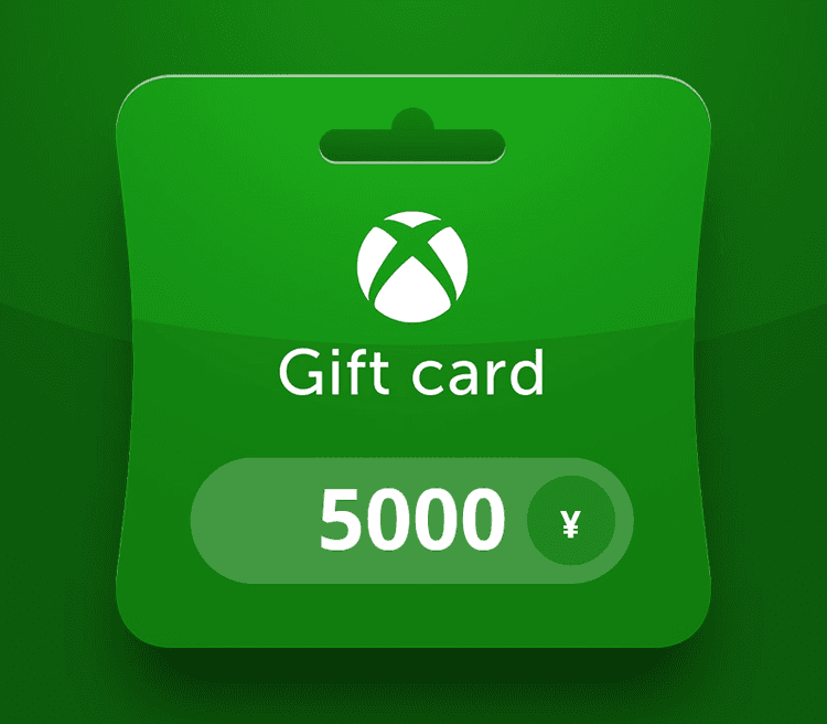 XBOX Live JPY 5000 Prepaid Card JP
