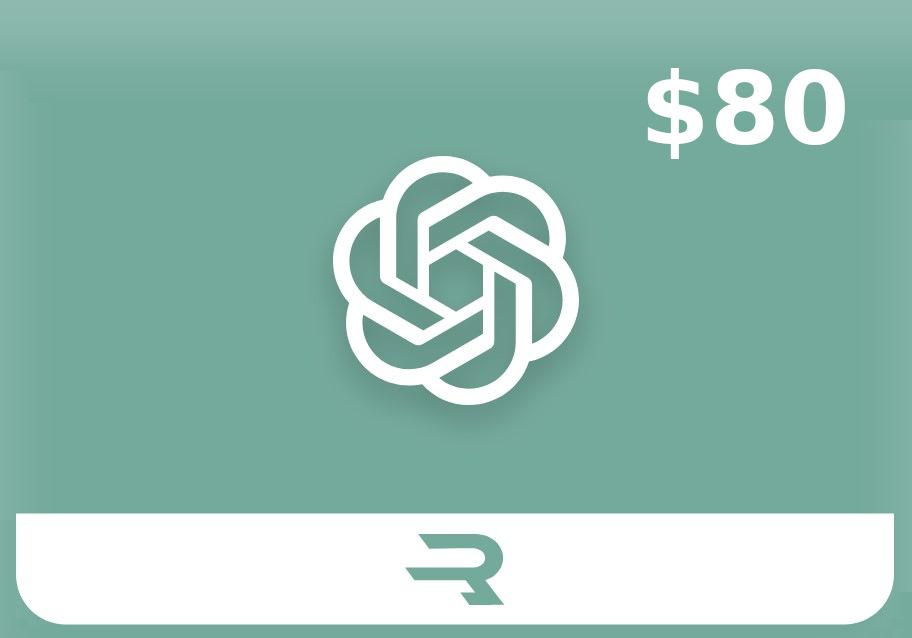 Rewarble ChatGPT USD 80 هدية بطاقة