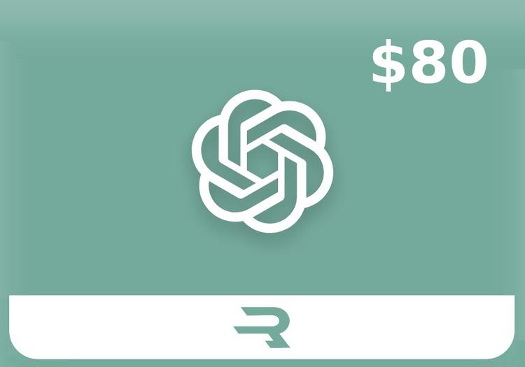 Rewarble ChatGPT USD 80 هدية بطاقة