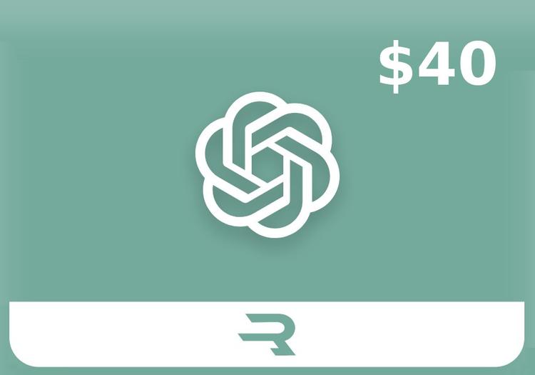 Rewarble ChatGPT USD 40 هدية بطاقة