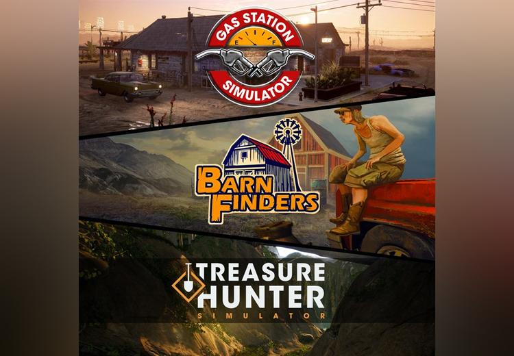 Gas Station Simulator + Barn Finders + Treasure Hunter Simulator حزمة اكسبوكس 1 / إكس بوكس سيريس X|S حساب