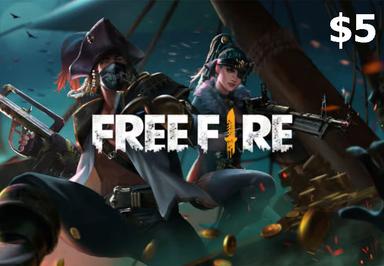 Garena Free Fire USD 5 هدية بطاقة امريكي