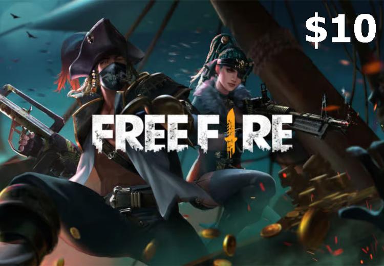 Garena Free Fire USD 10 هدية بطاقة امريكي