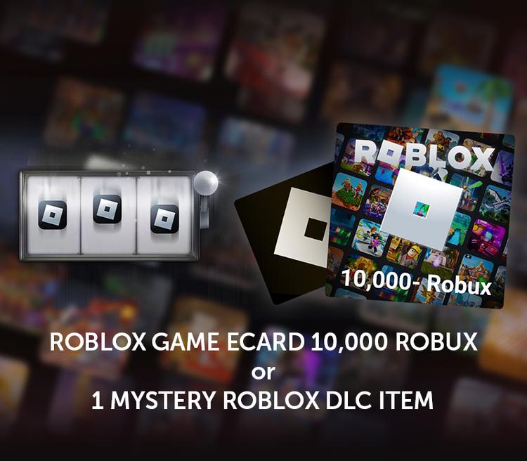 Roblox Game ECard 10 000 Robux Mystery DLC Item
