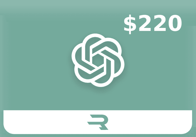 Rewarble ChatGPT USD 220 هدية بطاقة