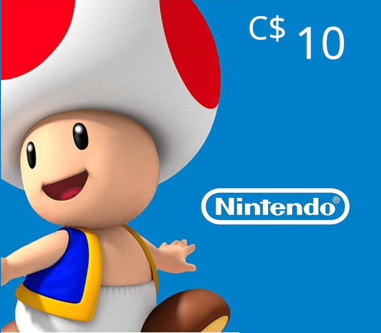 Nintendo eShop Prepaid Card CAD 10 Key