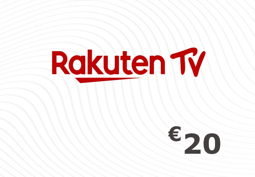 Rakuten TV EUR 20 هدية بطاقة FR