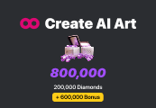 Create AI Art - $99.99 Gems مفتاح