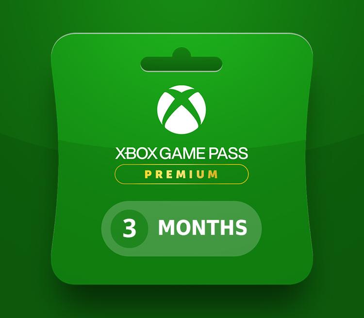 XBOX Game Pass Premium - 3 Month Subscription Card US