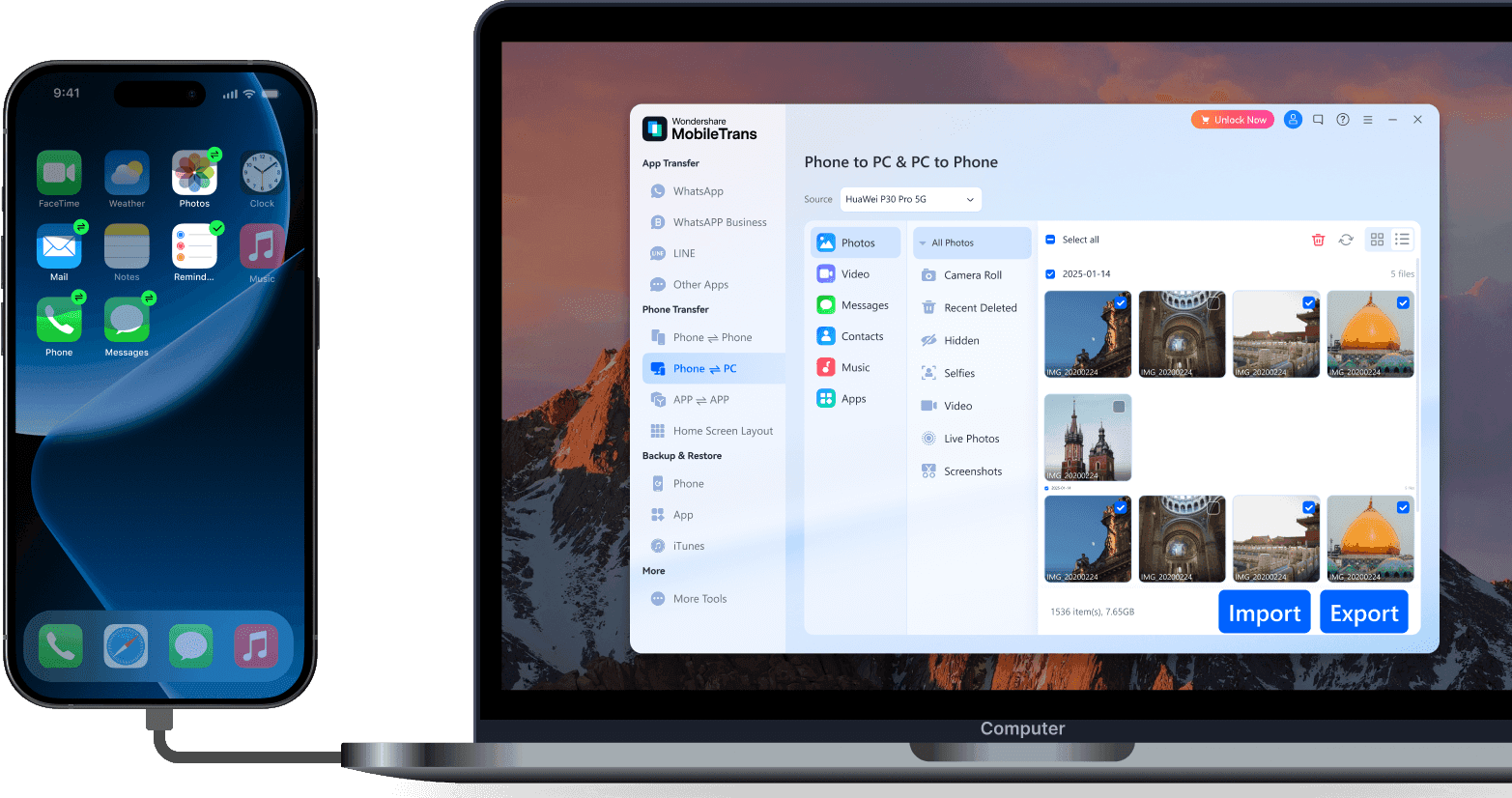 Wondershare MobileTrans For ماك ابل مفتاح (1 شهر / 1 جهاز)