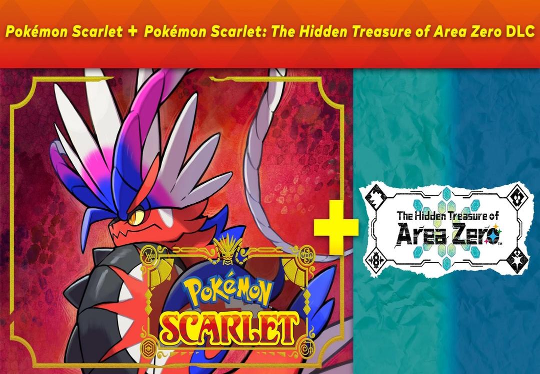 Pokemon Scarlet حزمة (Game + DLC) أمريكا الشمالية نينتندو سويتش كود رقمي