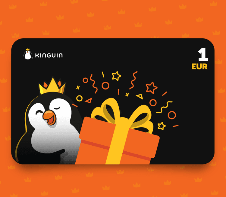 Kinguin EUR 1 هدية بطاقة
