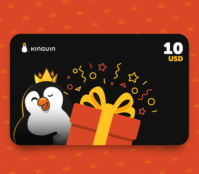 Kinguin USD 10 هدية بطاقة