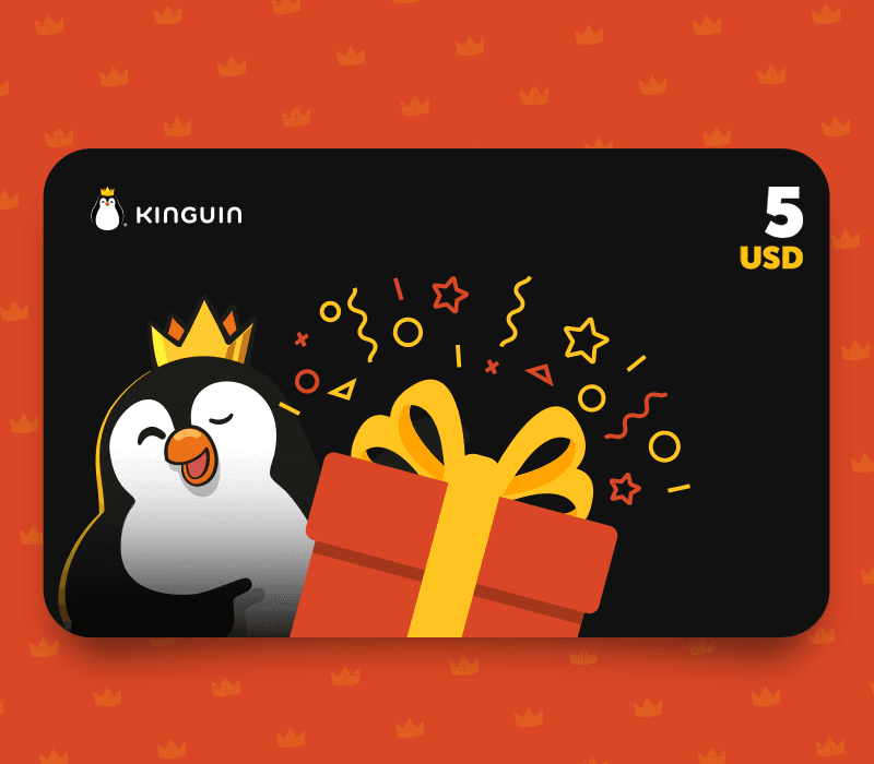 Kinguin USD 5 هدية بطاقة