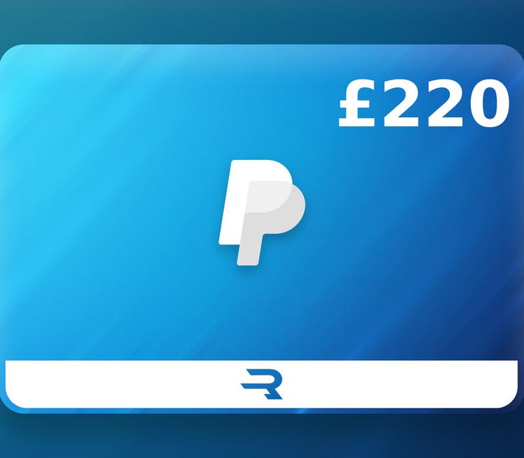 Rewarble PayPal GBP 220 Gift Card UK