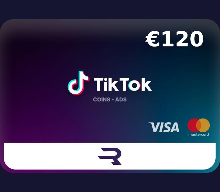 Rewarble TikTok EUR 120 Gift Card EU