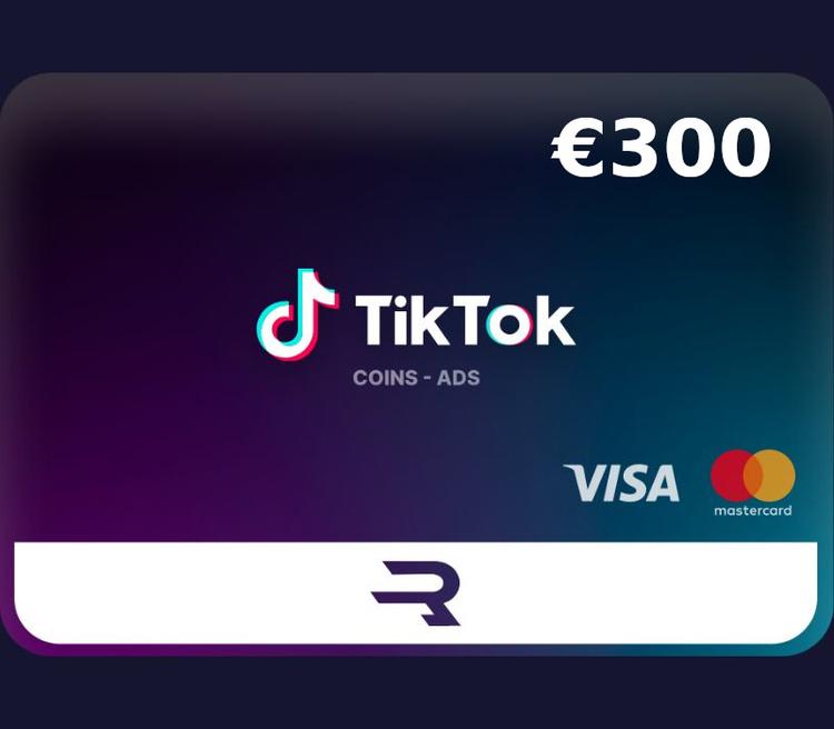Rewarble TikTok EUR 300 Gift Card EU