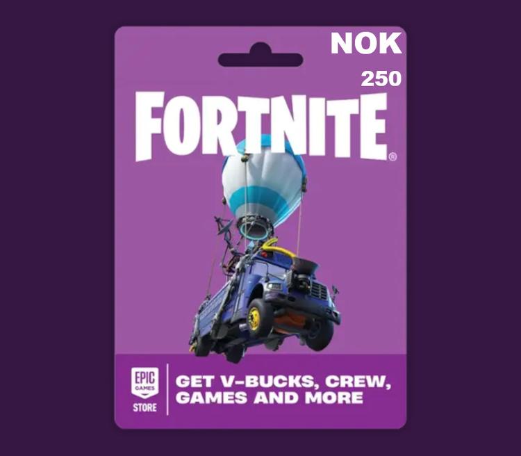 Fortnite NOK 250 PC Epic Games Gift Card NO