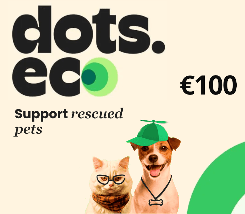 Dots.eco - Support Rescued Pets EUR 100 Gift Card NL
