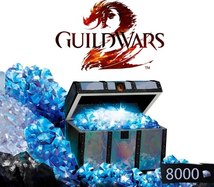 Guild Wars 2 EU 8000 Gems Code