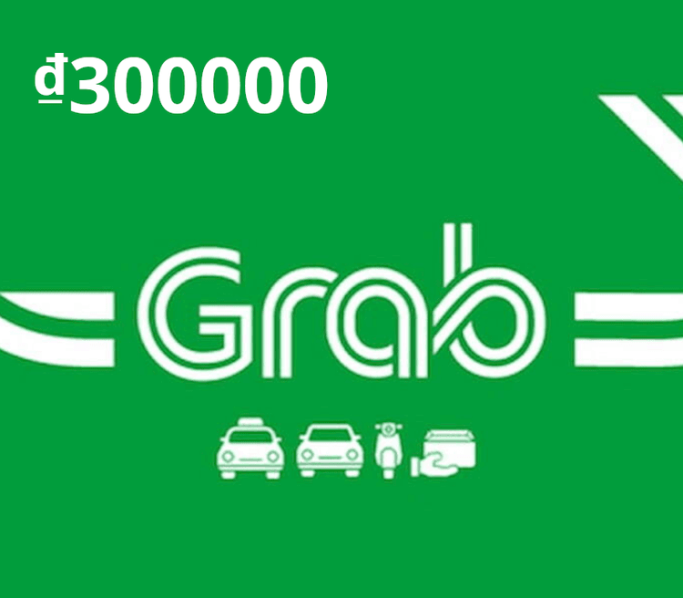 Grab Rides VND 300000 Gift Card VN