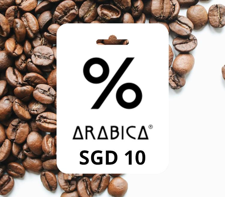 % Arabica SGD 10 Gift Card SG