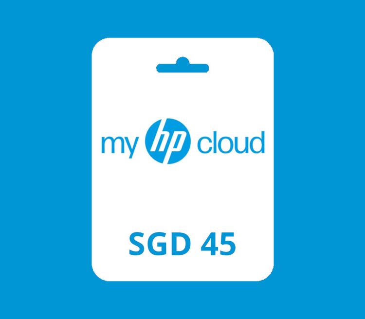 myHPcloud Cloud Storage SGD 45 Gift Card SG