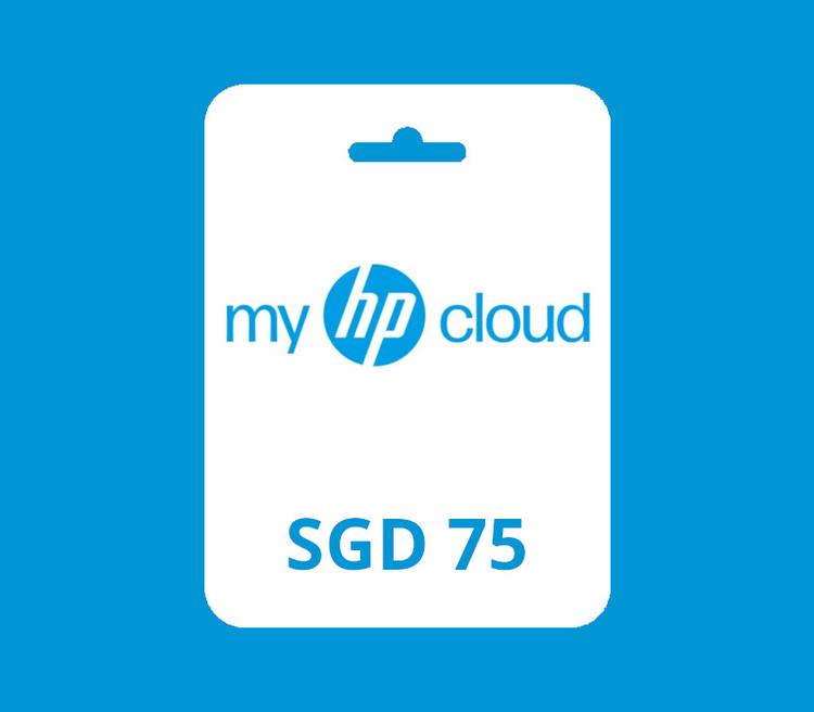 myHPcloud Cloud Storage SGD 75 Gift Card SG