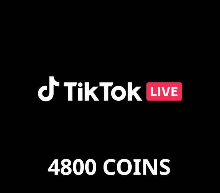Tiktok 4800 Coins هدية بطاقة JP