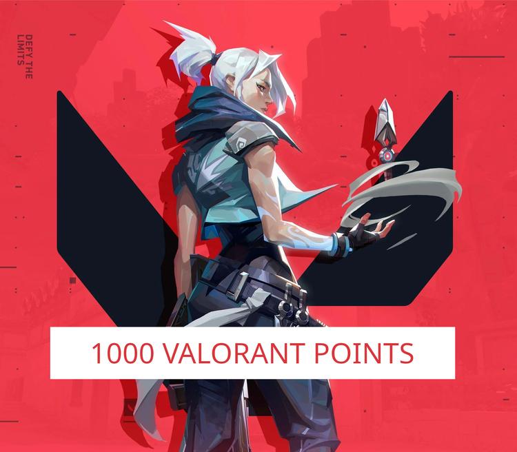 VALORANT - 1000 Valorant Points Gift Card UK