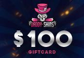 DaddySkins 100 USD هدية بطاقة