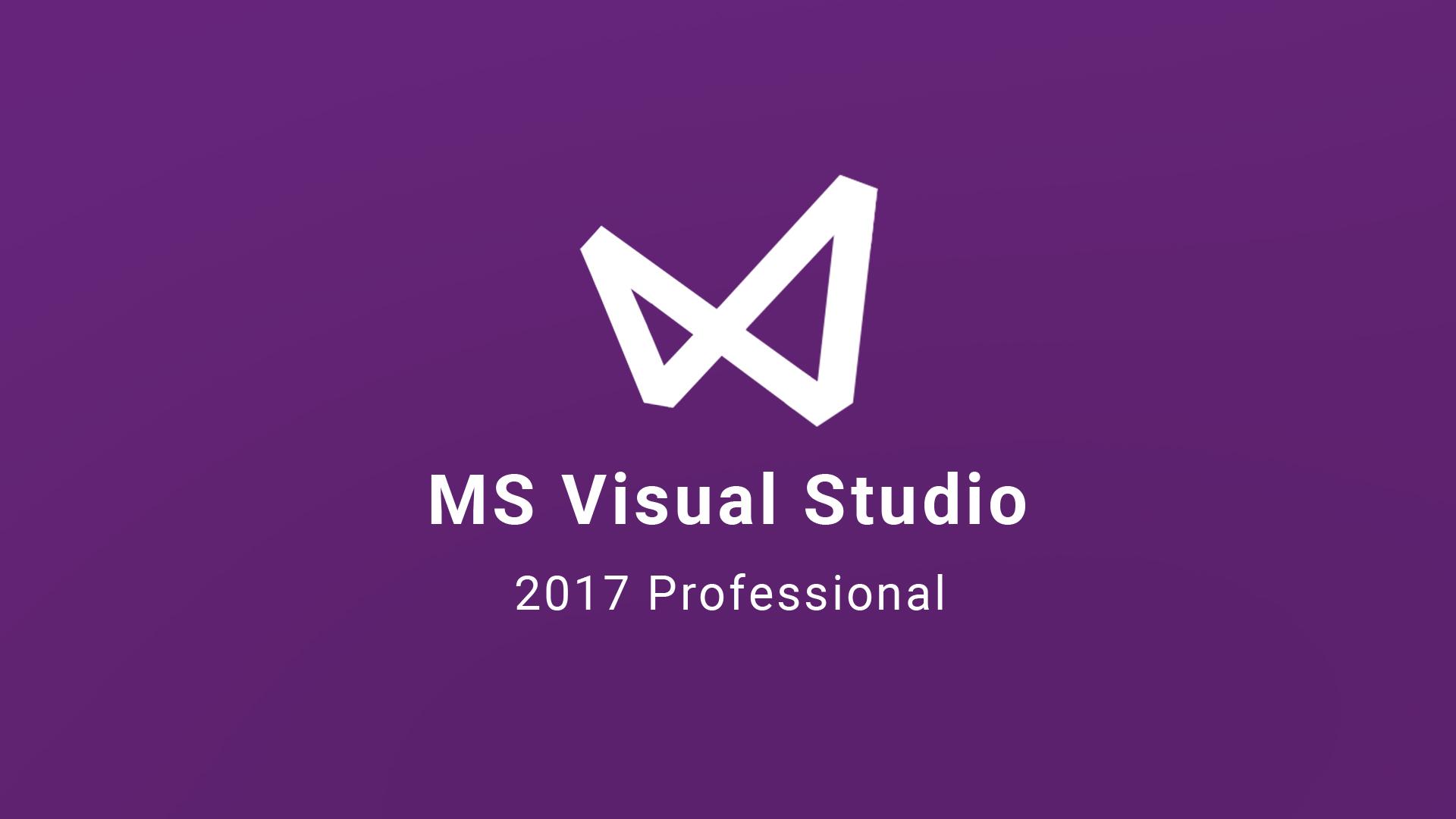 MS Visual Studio 2017 Professional كود رقمي