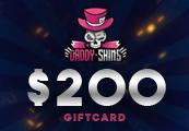 DaddySkins 200 USD هدية بطاقة