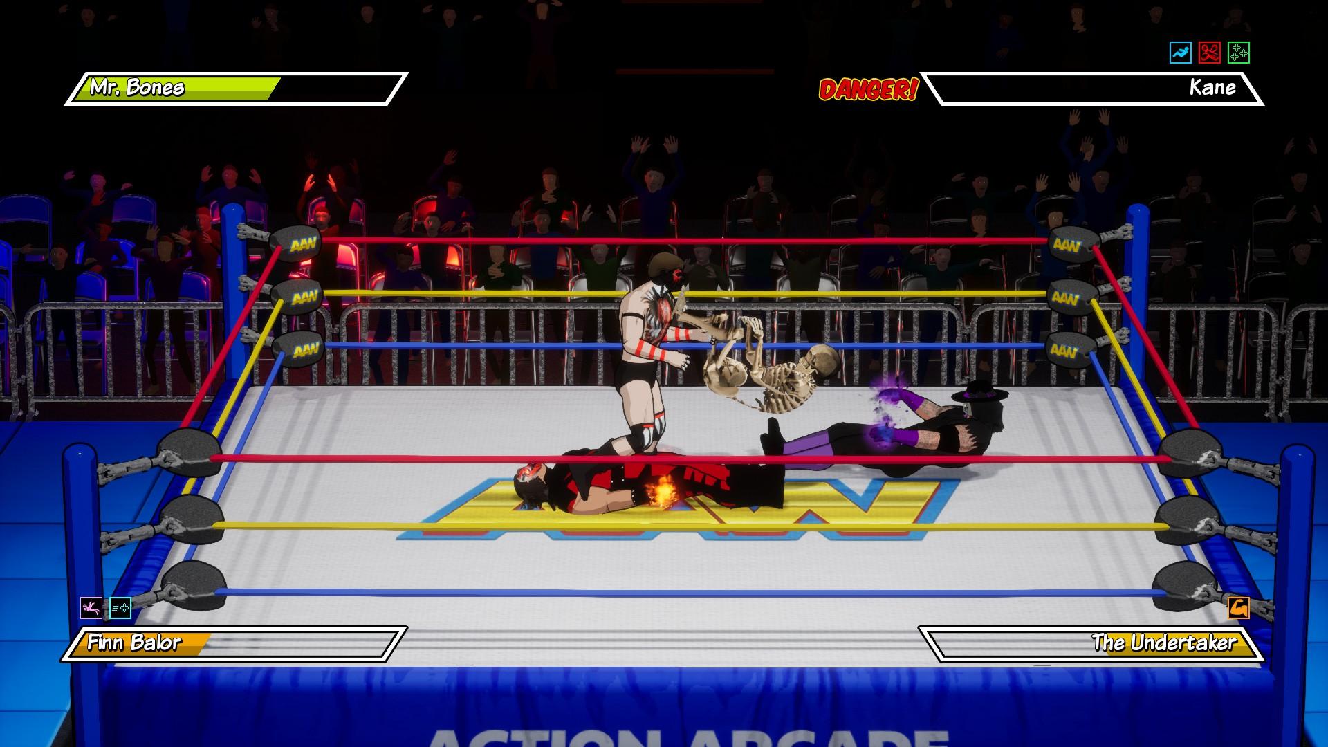 Screen Shot image 3 Action Arcade Wrestling أمريكا الشمالية بلايستيشن 5 كود رقمي