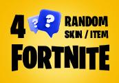 4 Random Fortnite Skins / Items بي سي ايبك قيمز كود رقمي