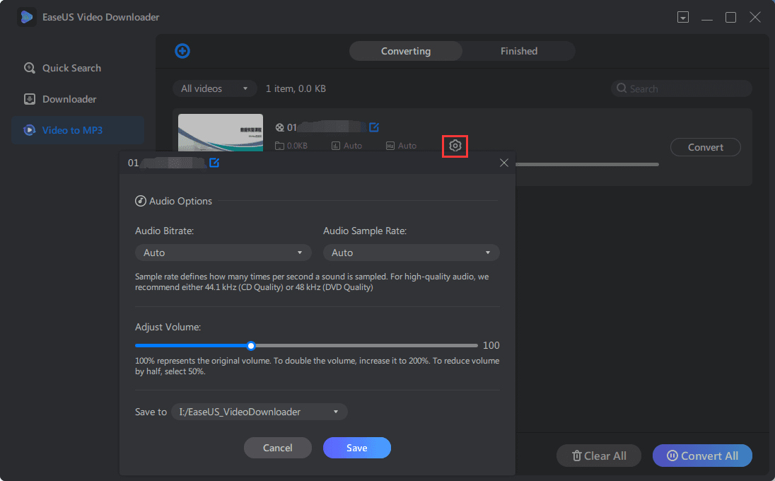 Screen Shot image 0 EaseUS Video Downloader مفتاح (مدى الحياة / 3 اجهزة كمبيوتر مكتبي)