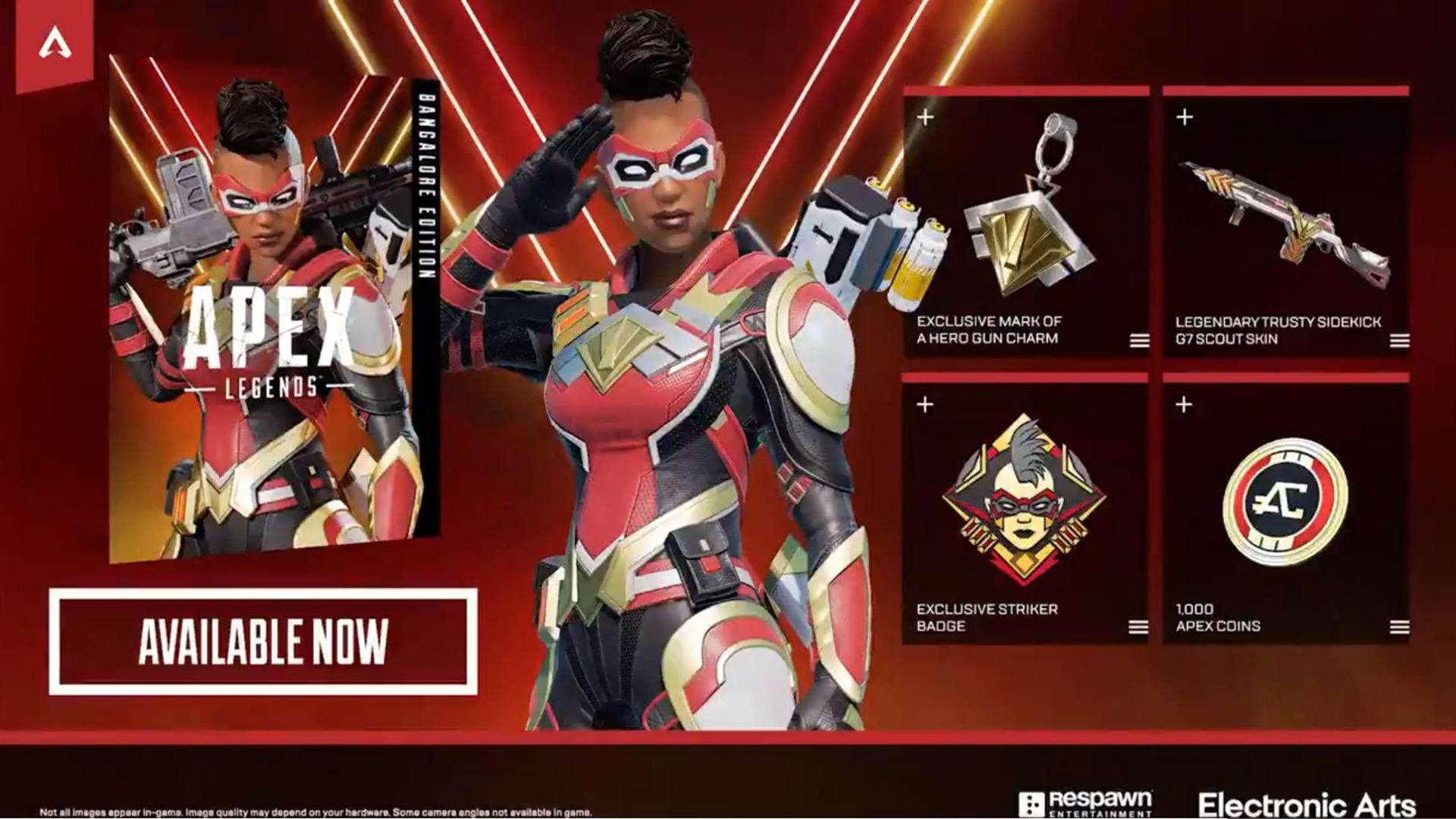 Screen Shot image 0 Apex Legends - Bangalore اصدار DLC EA App كود رقمي
