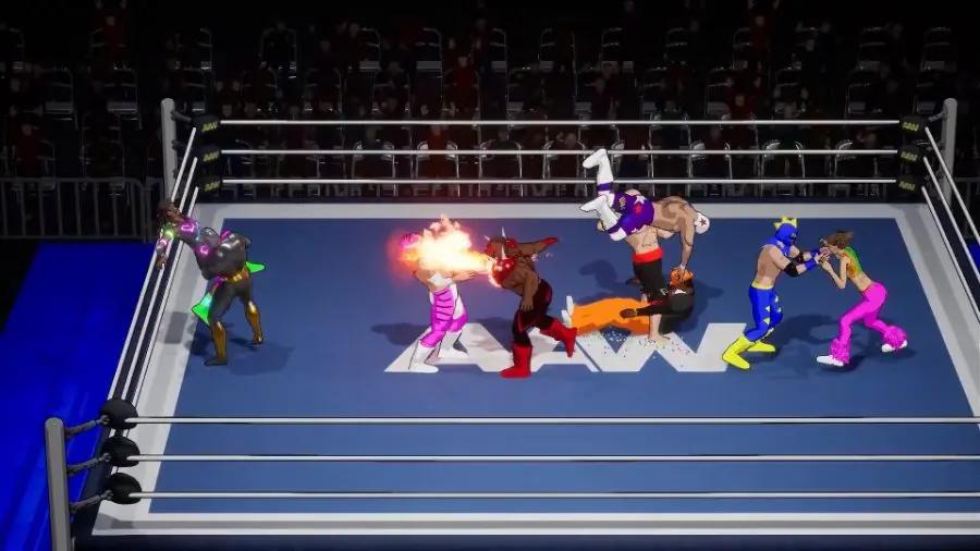 Screen Shot image 1 Action Arcade Wrestling أمريكا الشمالية بلايستيشن 5 كود رقمي