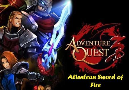 AdventureQuest 3D - Alientean Sword Of Fire DLC Digital Download كود رقمي