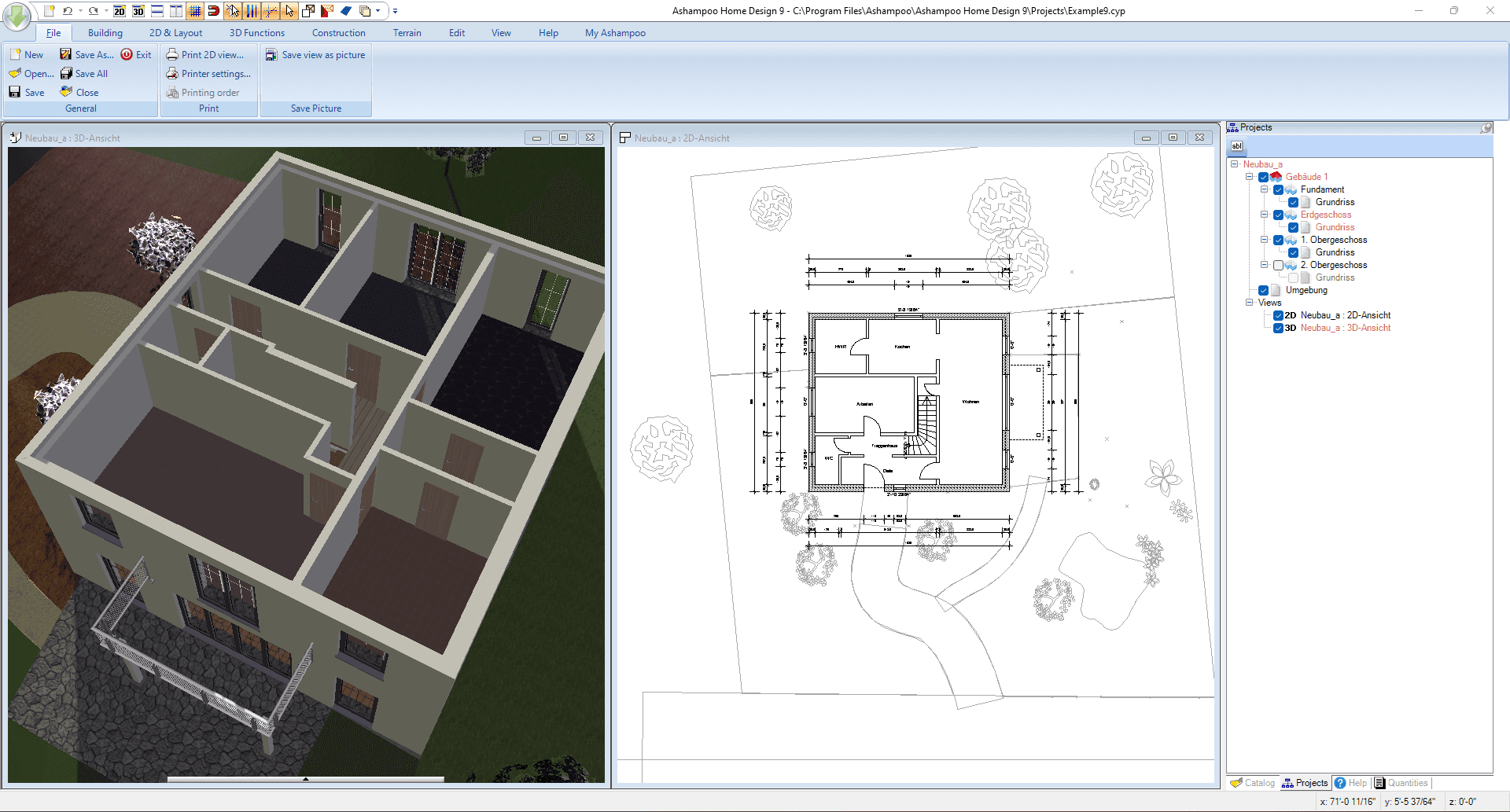 Screen Shot image 4 Ashampoo Home Design 9 Activation مفتاح (مدى الحياة / 1 بي سي)