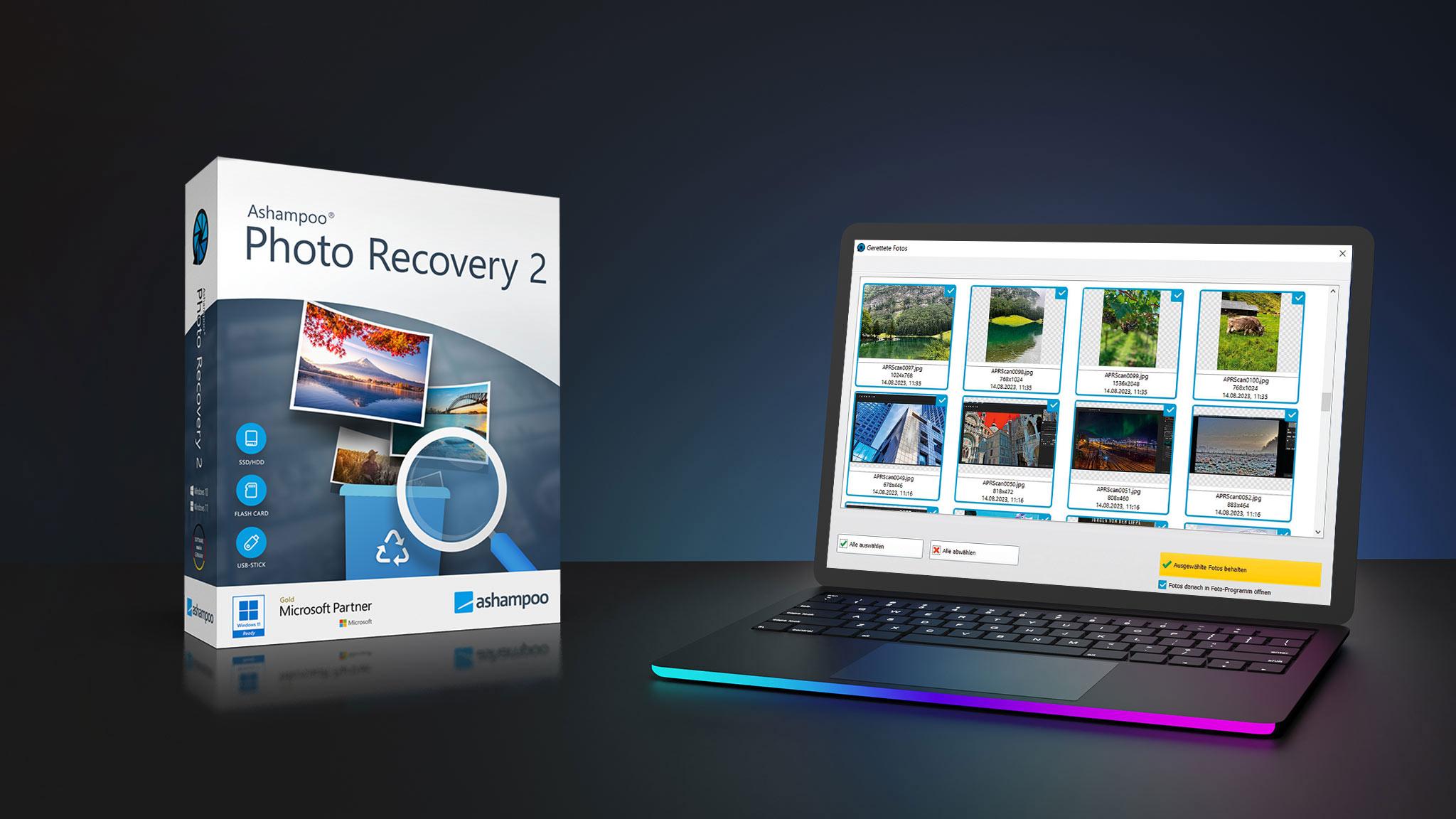 Screen Shot image 0 Ashampoo Photo Recovery 2 Activation مفتاح (مدى الحياة / 1 بي سي)