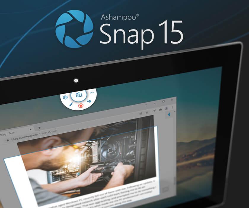 Screen Shot image 1 Ashampoo Snap 15 Activation مفتاح (مدى الحياة / 1 بي سي)