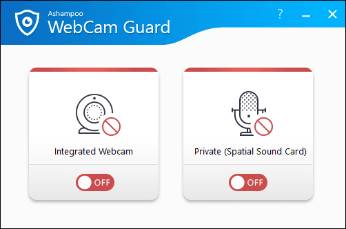 Screen Shot image 2 Ashampoo WebCam Guard مفتاح (مدى الحياة / 1 بي سي)