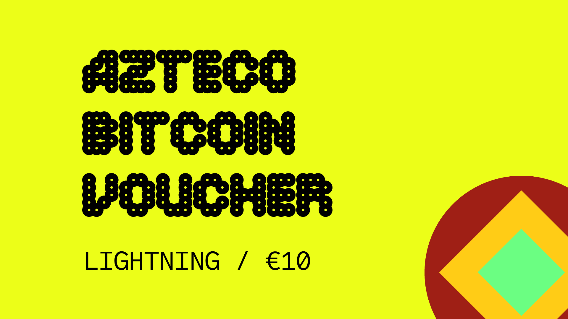 Azteco Bitcoin Lighting €10 Voucher