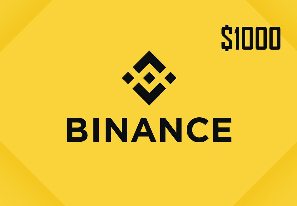 Binance هدية بطاقة (USDT) $1000