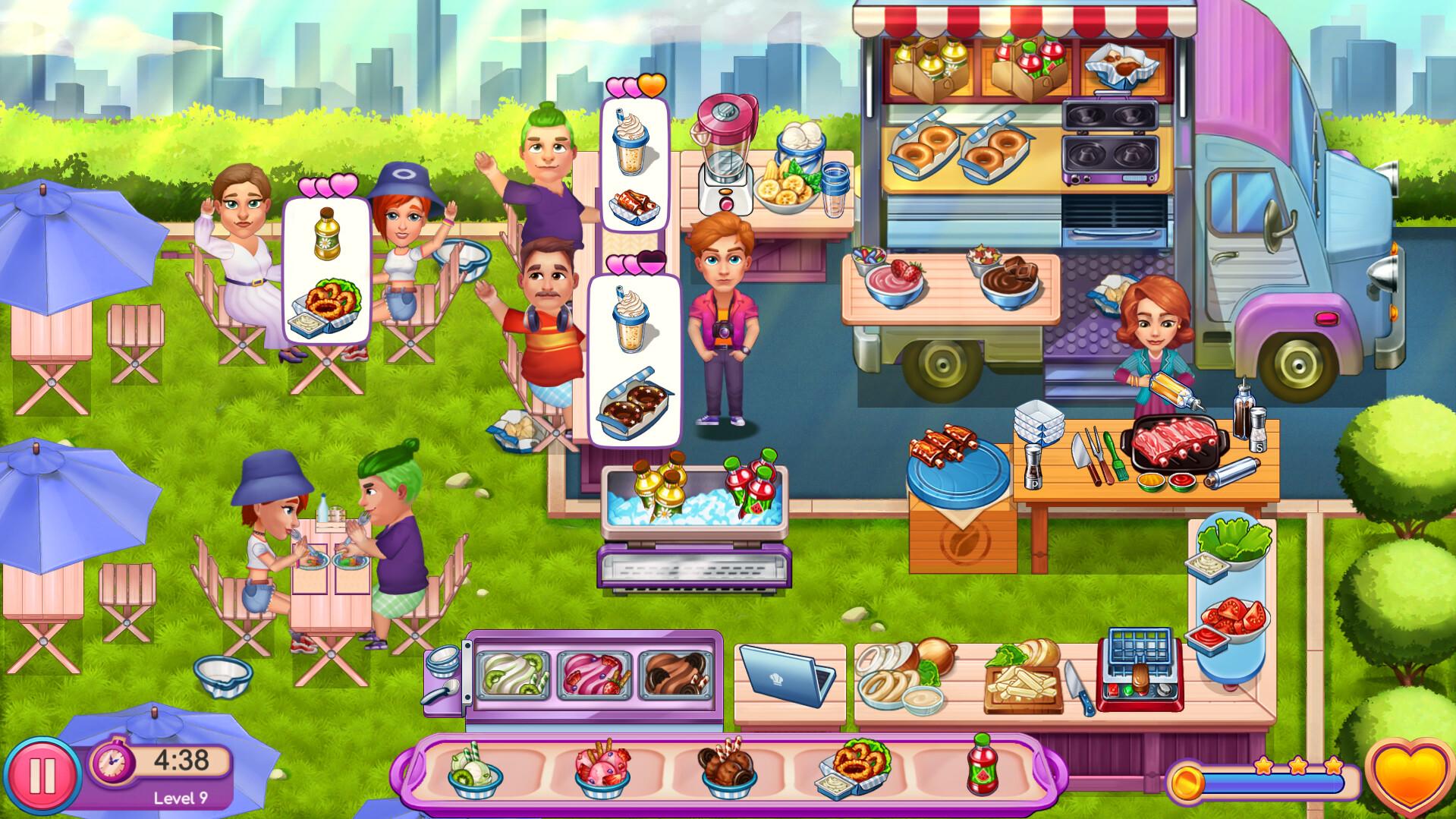 Screen Shot image 1 Claire'S Cruisin' Cafe: Fest Frenzy بي سي ستيم كود رقمي