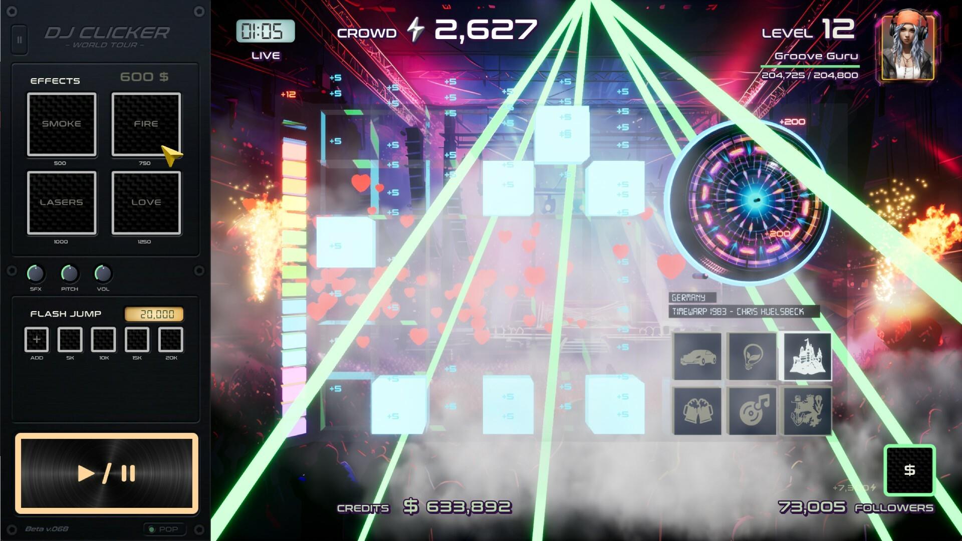 Screen Shot image 7 DJ Clicker - World Tour بي سي ستيم كود رقمي