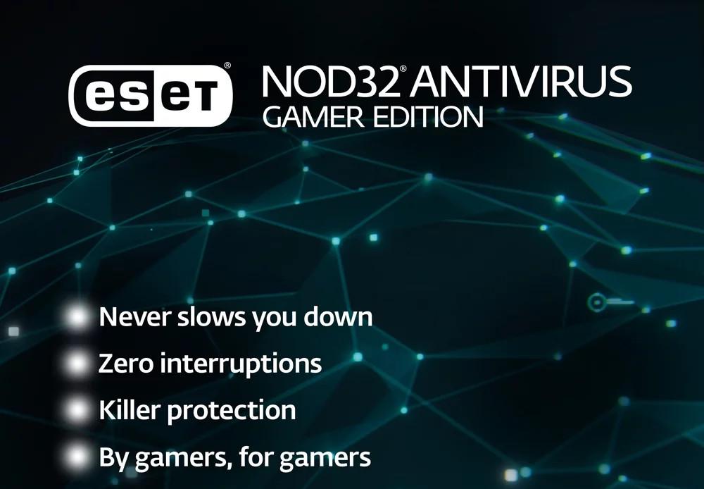 ESET NOD32 Antivirus Gamer اصدار 2024 مفتاح (1 سنه / 1 بي سي)