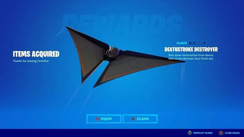 Screen Shot image 0 Fortnite - Deathstroke Destroyer Glider DLC ايبك قيمز كود رقمي